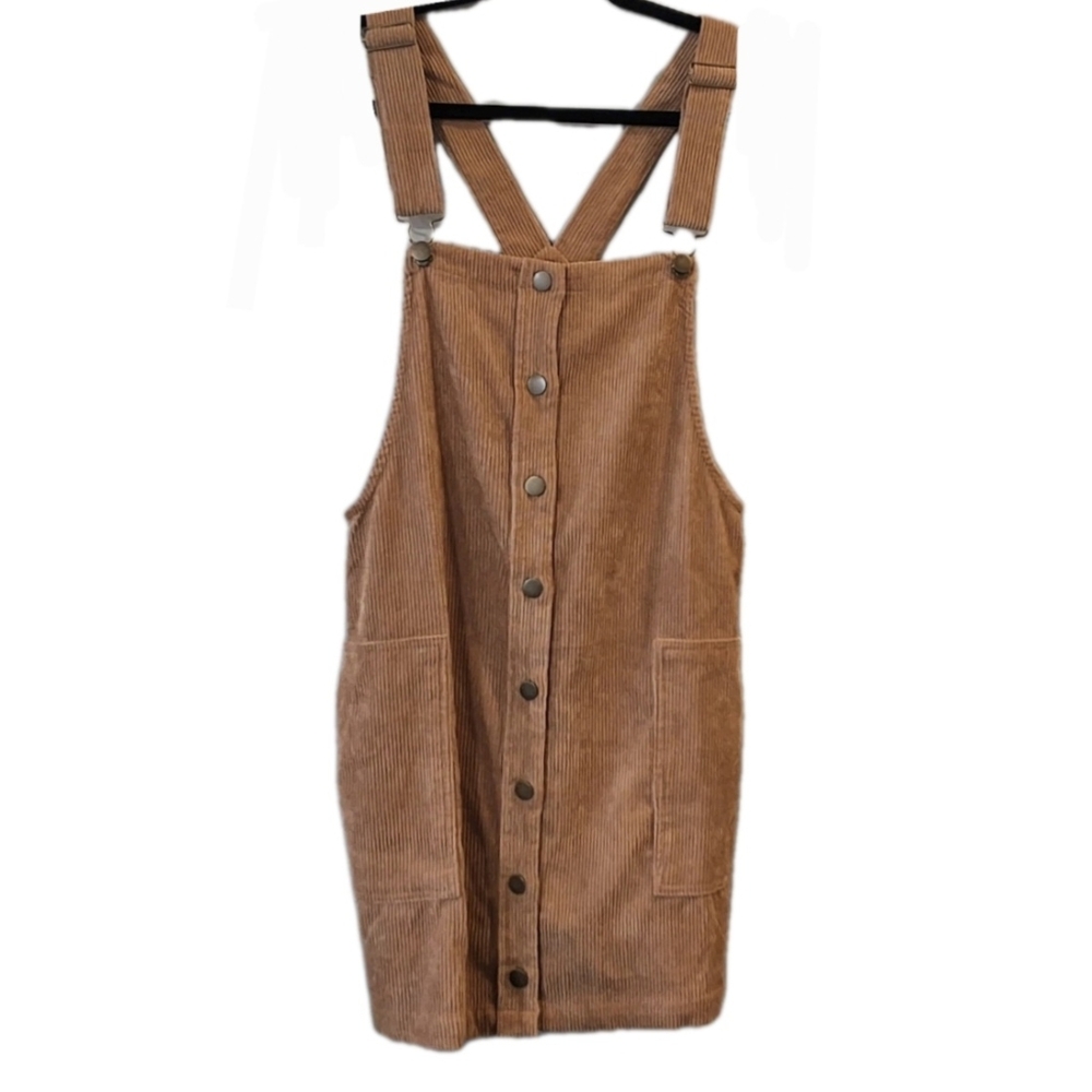 Kori Corduroy Camel Jumper Women’s Medium Knee Length Dress 90s Grunge Y2K Punk